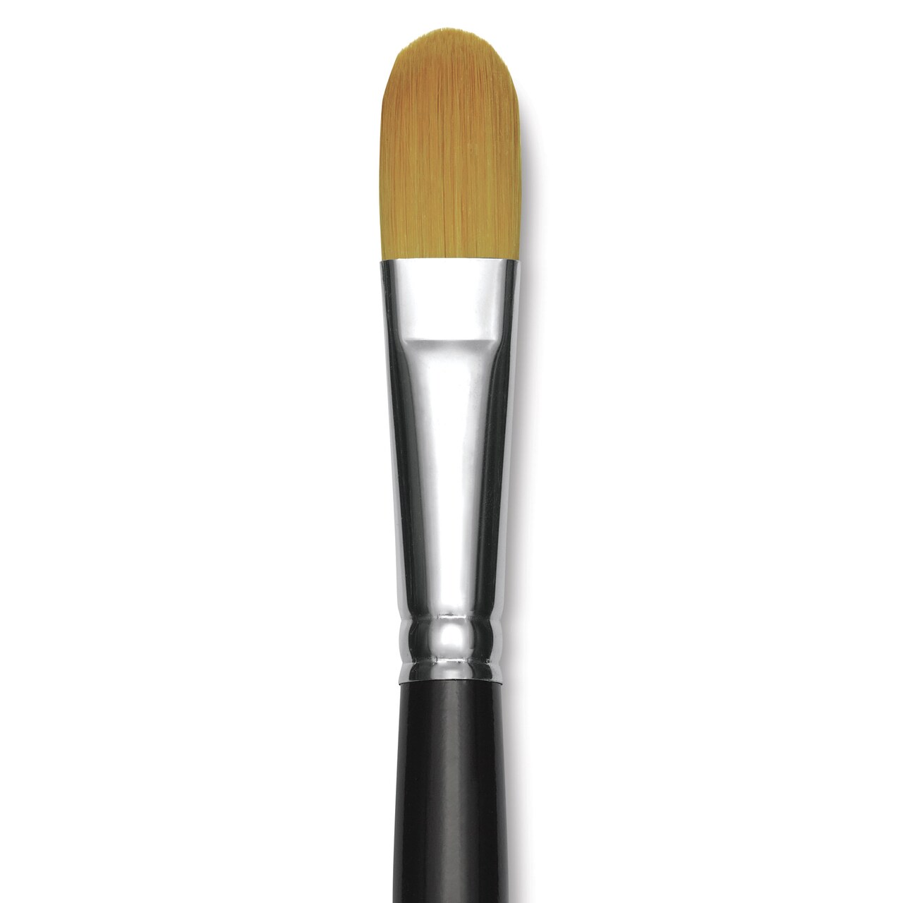 Trekell Synthetic Gold Taklon Brush - Filbert, Long Handle, Size 20